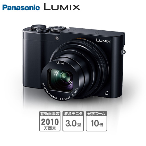 【クリックで詳細表示】パナソニック デジタルカメラ LUMIX ブラック DMC-TX1-Kカメラポーチ/SDカードセット