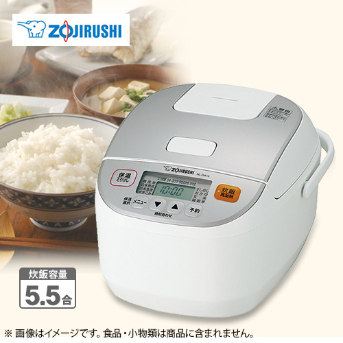 【クリックでお店のこの商品のページへ】象印マホービン マイコン炊飯ジャー 極め炊き 5.5合 NL-DA10-WA