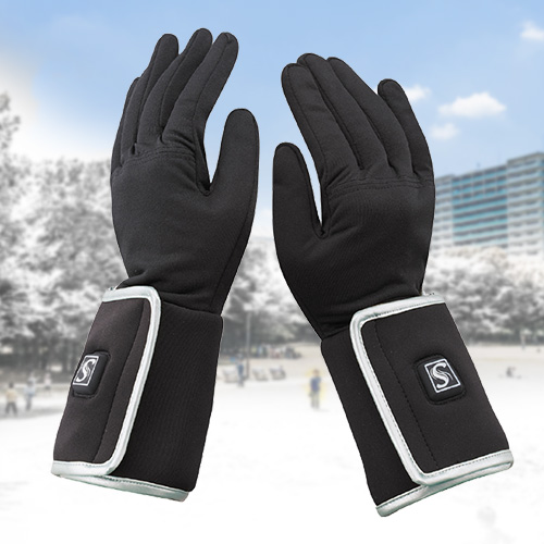 【クリックで詳細表示】クマガイ電工 おててのこたつ ブラック＆シルバー SHG04SMS～Mサイズ