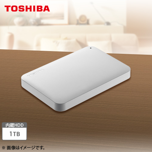 【クリックでお店のこの商品のページへ】東芝 2.5インチ ポータブルHDD 1TB ホワイト HD-AC10TW