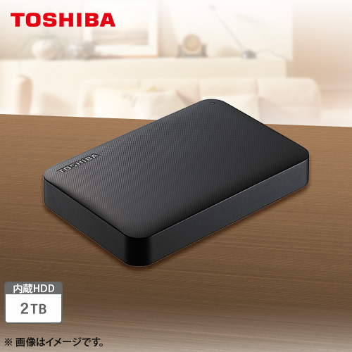 【クリックで詳細表示】東芝 2.5インチ ポータブルHDD 2TB ブラック HD-AC20TK