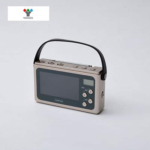 YAMAZEN オーディオ 【良品】手回し充電ワンセグテレビ