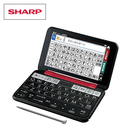 SHARP　カラー電子辞書　PW-SH7-R　レッド シャープ 電子辞書 【新品同様】電子辞書 レッド系 PW-A2-R 通販