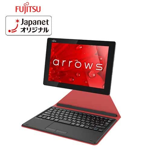 富士通　【新品同様】タブレット　arrows　Tab　QH34/B1　レッド　FARQ34B1RJ