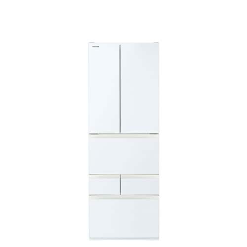 東芝 冷蔵庫 【美品】冷蔵庫 462L グランホワイト GR-V460FH(EW