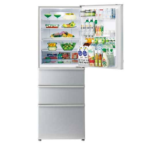 アクア 4ドア冷蔵庫 355ℓ 2019年モデル AQR-36H(S) 【公式通販】