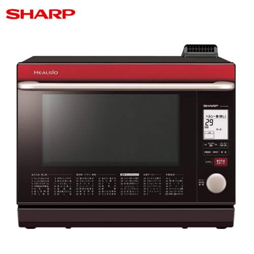 シャープ 30L SHARP ヘルシオ AX-GA100-R シャープ レンジ・トースター 【新品同様】ウォーターオーブンヘルシオ