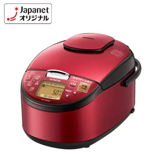 日立 炊飯器 【美品】圧力スチームＩＨ炊飯器 ふっくら御膳 一升 レッド RZ-TS182M(R) 通販【ジャパネット公式】