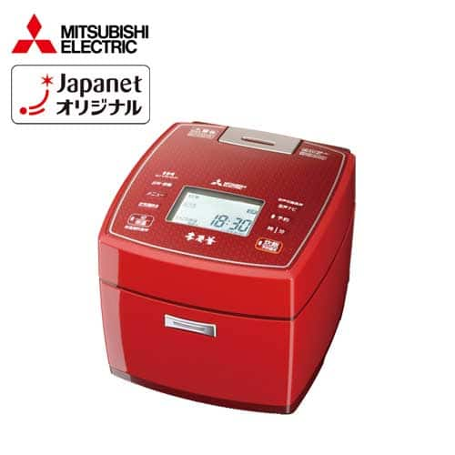 三菱 炊飯器 【美品】IHジャー炊飯器５．５合 ルミナスレッド NJ-VW10JC 通販【ジャパネット公式】