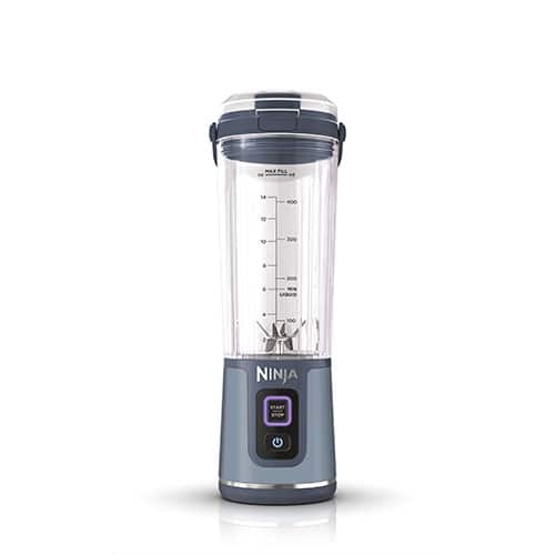 Ninja ブレンダー デニムブルー シルバーブルー シャークニンジャ その他調理家電 【美品】コードレスミキサー NINJA