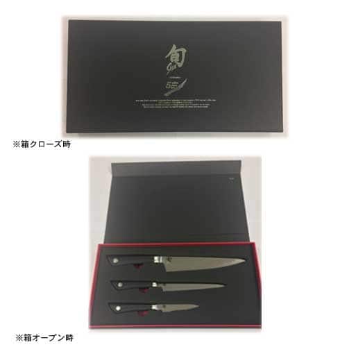 貝印 旬 sora 包丁3点セット 020DM7008 日本製 貝印 キッチン用品 【新品同様】包丁 旬 Sora 3本セット 020DM7008