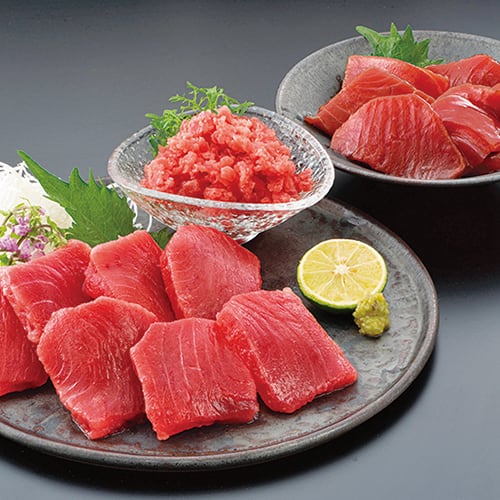 食品（生鮮品） 国産天然本マグロ3種セット 通販【ジャパネット