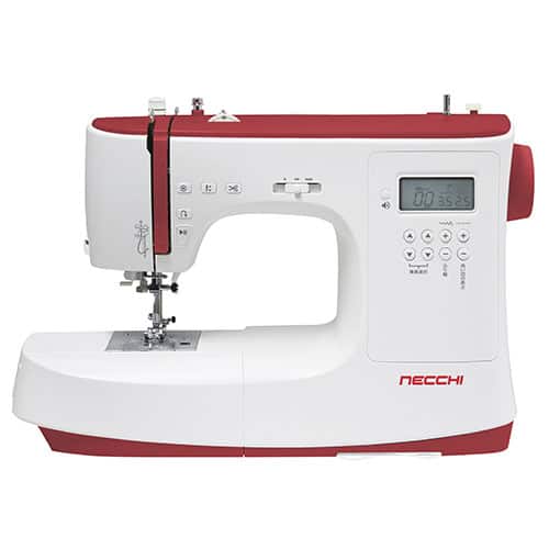 NECCHI ミシン 【新品同様】コンピュータミシン NC100D レッド 