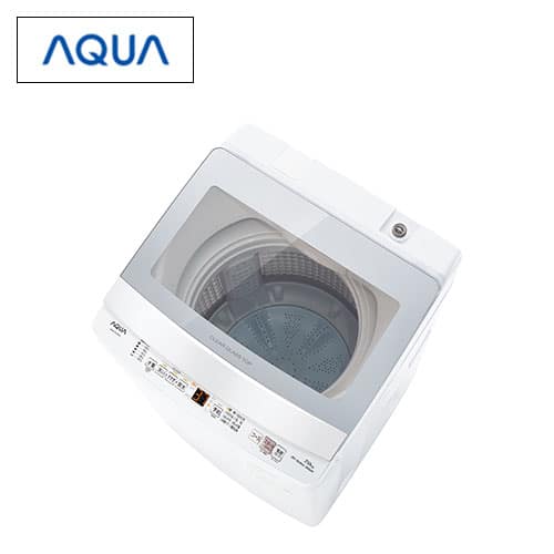 ＡＱＵＡ 【新品同様】全自動洗濯機 （洗濯7kg） ホワイト AQW-S7N(W)標準取付工事費込み