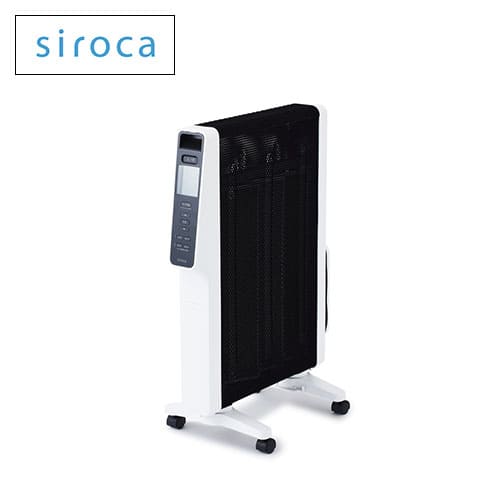 siroca 冷暖房機器 【美品】遠赤軽量ヒーターかるポカ ホワイト