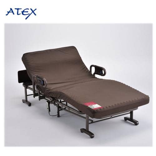 アテックス 収納式電動リクライニングベッド AX-BE634N　250403-3 アテックス 収納式電動リクライニングベッド AX-BE634N