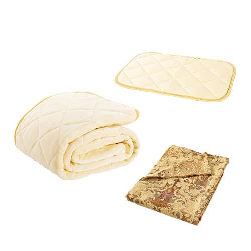 昭和西川 布団・快眠グッズ 布団カバー・パッド3点セット シングル