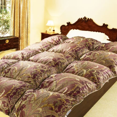 モリリン 布団・快眠グッズ 【新品同様】ロイヤル羽毛掛ふとん ダブル