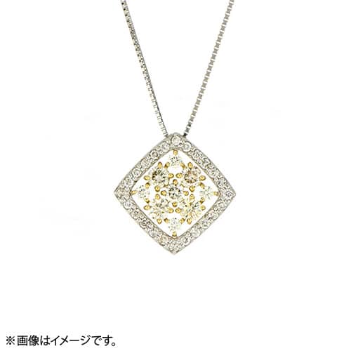 宝飾・貴金属 【新品同様】PT・K18ダイヤ1CTペンダント FJP-8696 通販