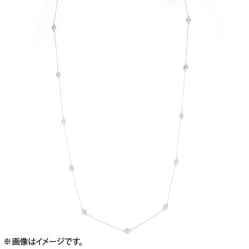 天然ダイヤモンド　2ct　ステーションネックレス　ロング 天然ダイヤモンド2ctステーションネックレスロング