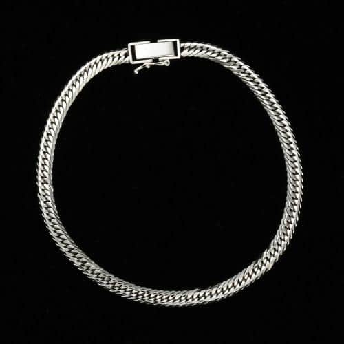 宝飾・貴金属 プラチナトリプル編み12面カット喜平ブレスレット 約12g