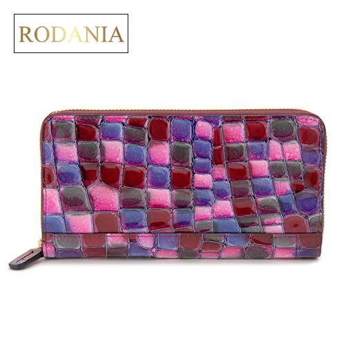 ロダニア バッグ・小物 【美品】イタリアンレザー長財布 ピンク  