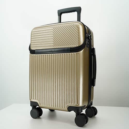 生活雑貨 【美品】トップオープン・多機能スマートキャリー S