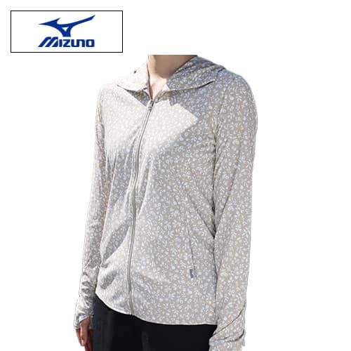アノネノネ 浴衣 パーカー ホワイト MIZUNO ミズノ メンズ 野球 ローネック長袖アンダーシャツ
