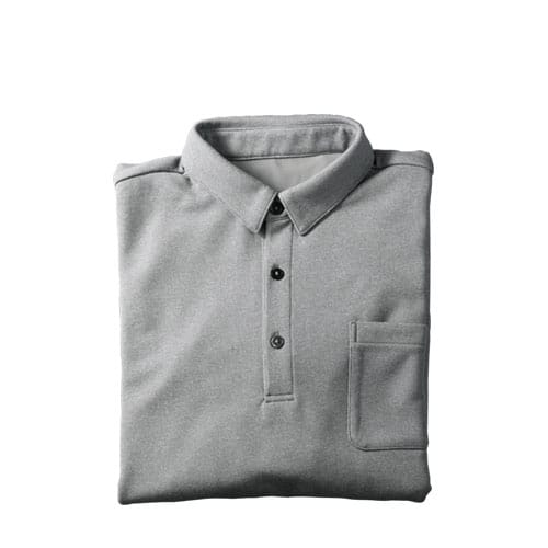 完売品⭐️新品タグ付き ❤️ＬサイズANEW メンズ ポロシャツ　グレー 完売品⭐️新品タグ付き ❤️LサイズANEW メンズ ポロシャツ グレー