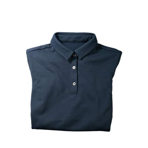 【完売品】【新品未使用タグ付き】the toe ネイビー ポロシャツ S 完売品】【新品未使用タグ付き】the toe ネイビー ポロシャツ S