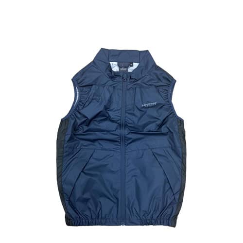 A 【美品】ダンロップ DUNLOP 空調服 ファン付きウェア ネイビー L
