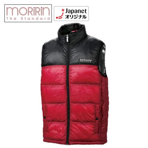 モリリン 衣類 【新品同様】DUNLOP電熱ベスト LL レッド AJ2203A