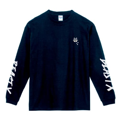 衣類（Mリーグ BEAST X ビートくん刺繍ロングTシャツ L ネイビー
