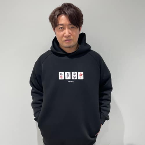 衣類（Mリーグ BEAST X 選手狼し牌パーカー XL ブラック 通販