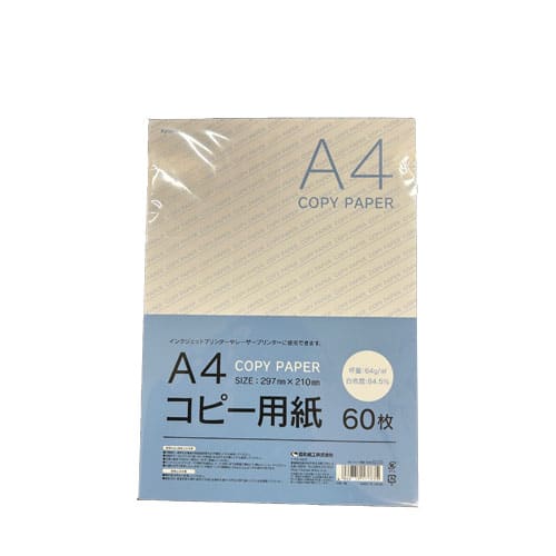 協和紙工 プリンタ・複合機 A4コピー用紙60枚 62-419 通販