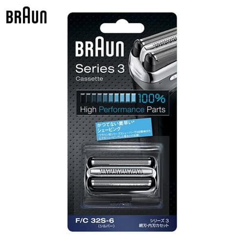 ブラウン　BRAUN　シリーズ3　F/C 32S-6　網刃 内刃 カセット ブラウン 理美容アクセサリ Series3用 網刃・内刃一体型カセット F