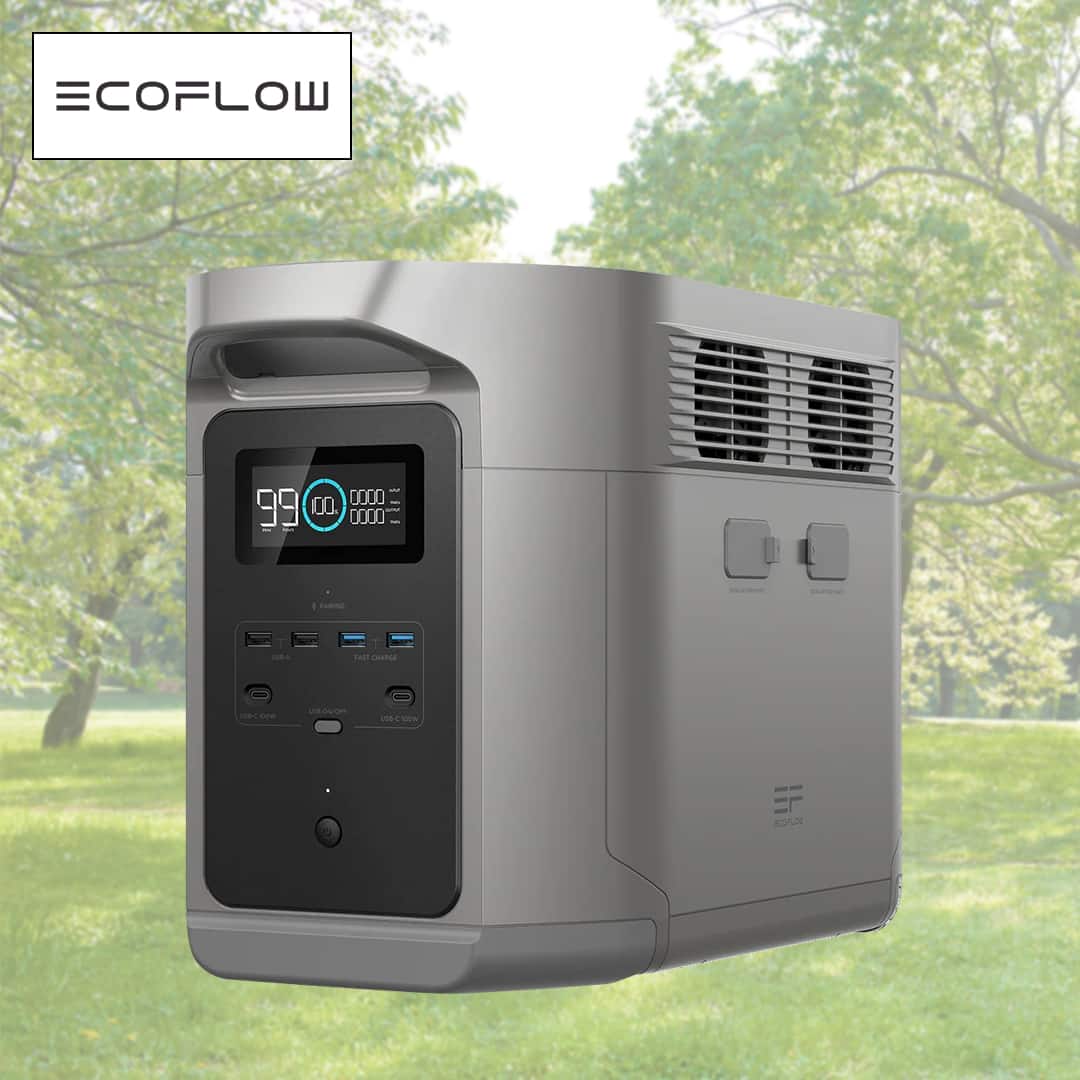 EcoFlow 電池 ポータブル電源 DELTA2MaxS 2048Wh EFD2M-S-JP