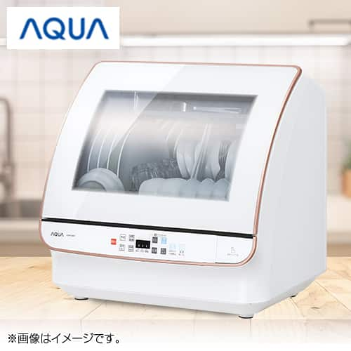 ＡＱＵＡ 食洗器・食器乾燥機 食器洗い機（送風乾燥機能付き） ホワイト ADW-GM2(W) 取付工事無し 通販【ジャパネット公式】