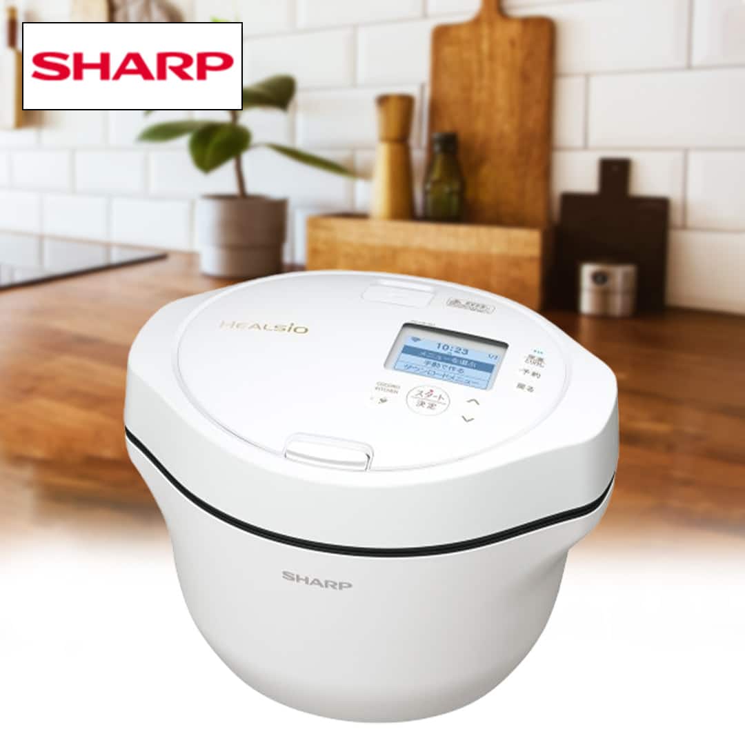 SHARP ヘルシオ ホットクック KN-HW16H-W（プレミアムホワイト） シャープ その他調理家電 ヘルシオホットクック 1.6L プレミアム