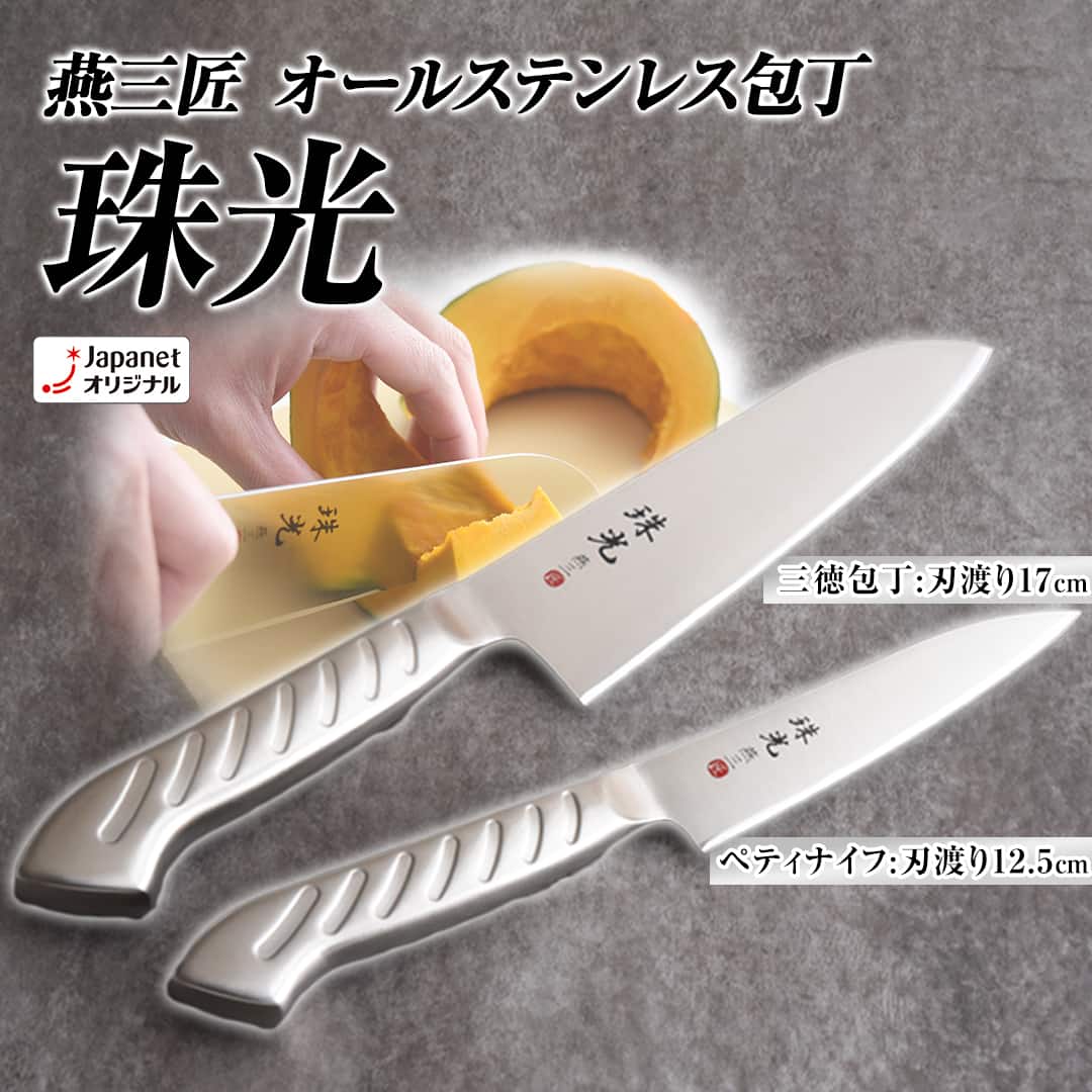 アーネスト株式会社 キッチン用品 燕三匠 オールステンレス包丁 珠光 A