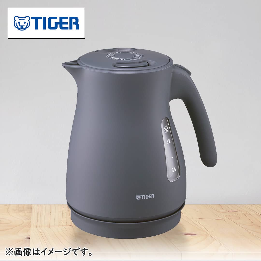 タイガー魔法瓶 その他調理家電 蒸気レス電気ケトル 1.2L ナイト