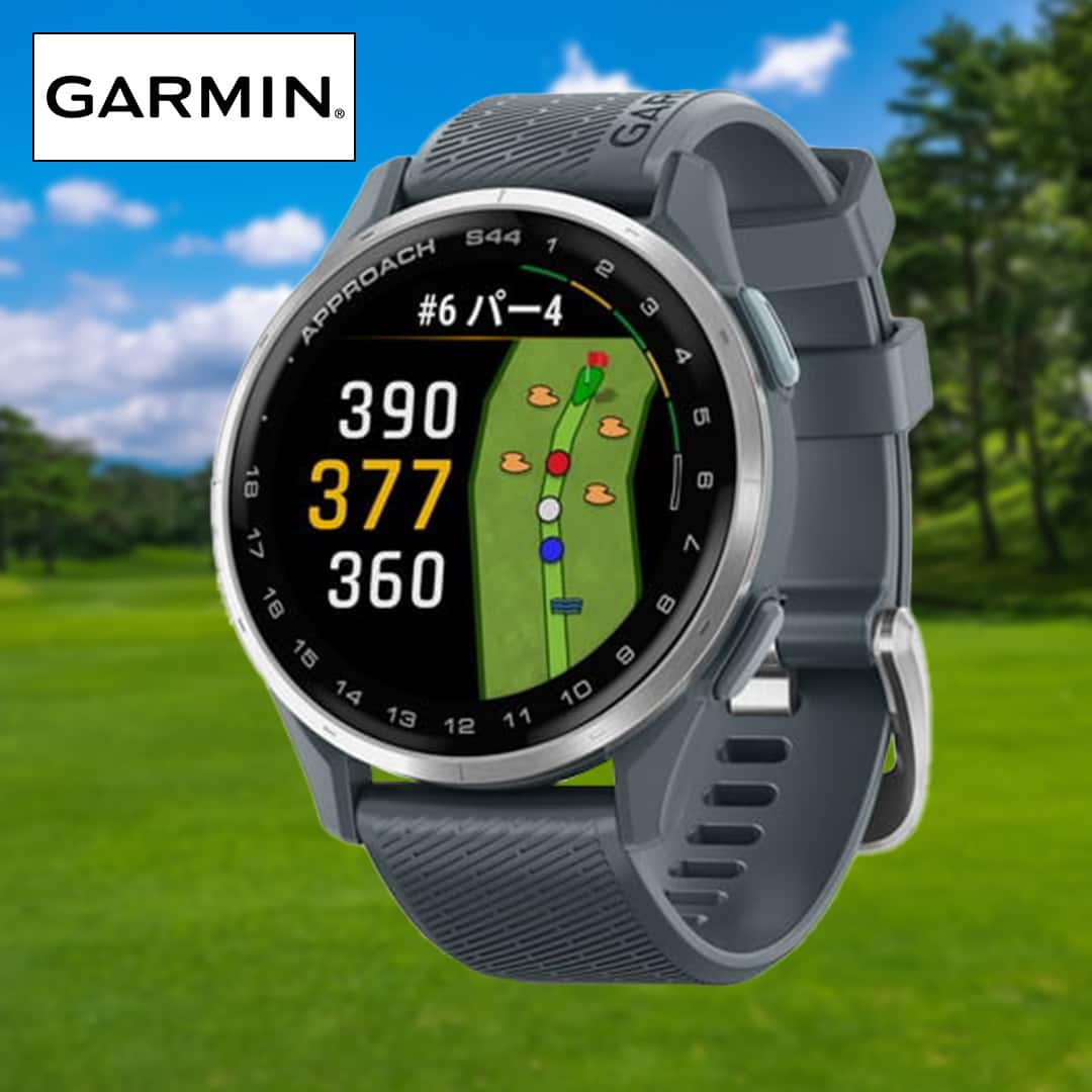 GARMIN ゴルフ ゴルフGPSウォッチ Approach S44 ブラック 010