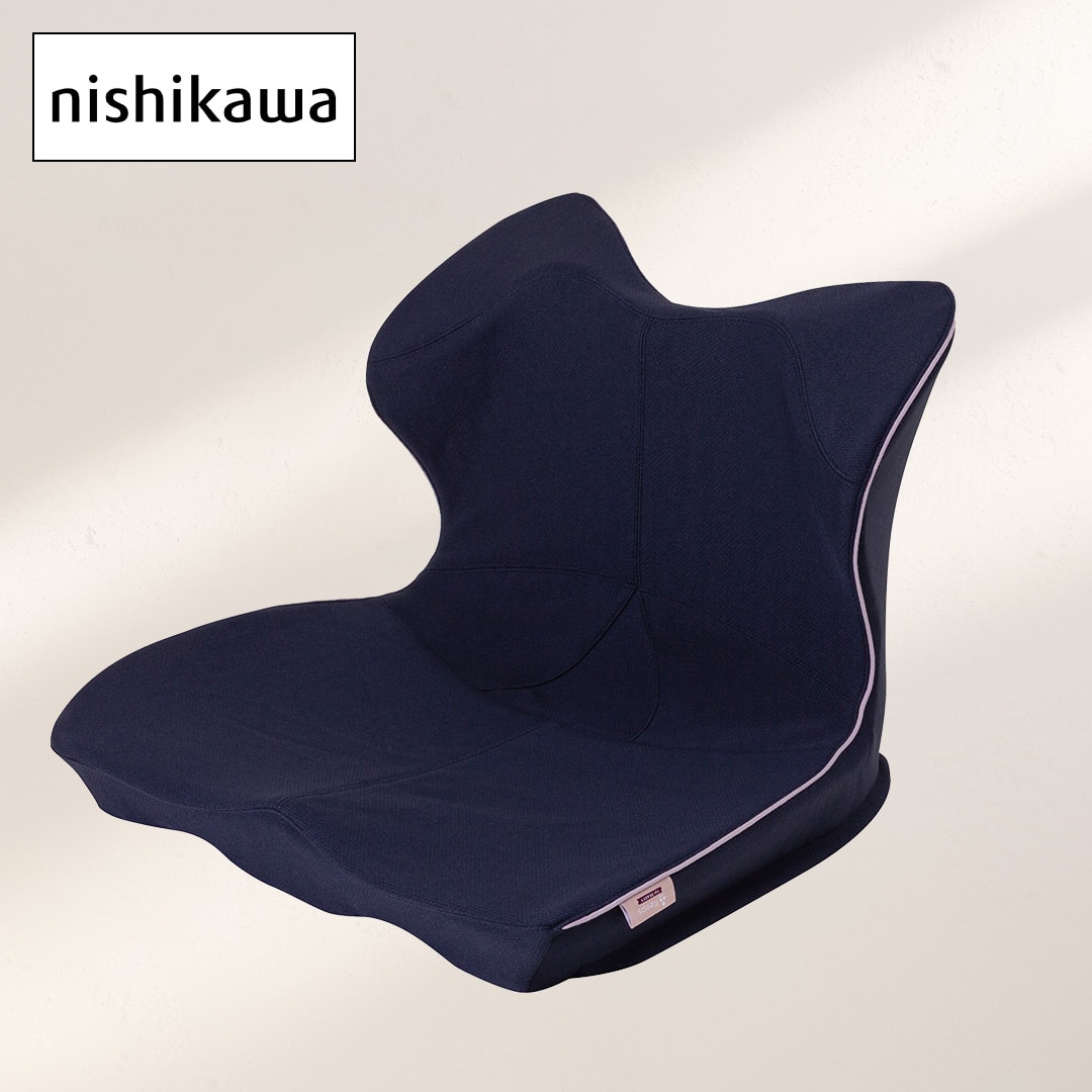 西川 インテリア keeps for beauty座椅子 ネイビー KE5601 通販