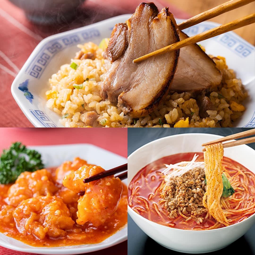食品（加工品） 豚炒飯・担々麺・エビチリセット 通販【ジャパネット公式】