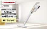 東芝 掃除機 紙パック式クリーナー トルネオコードレス VC-JPS1(N