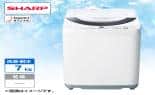 シャープ 洗濯機・洗濯乾燥機 全自動洗濯機（洗濯7kg） ES-JE7B-S
