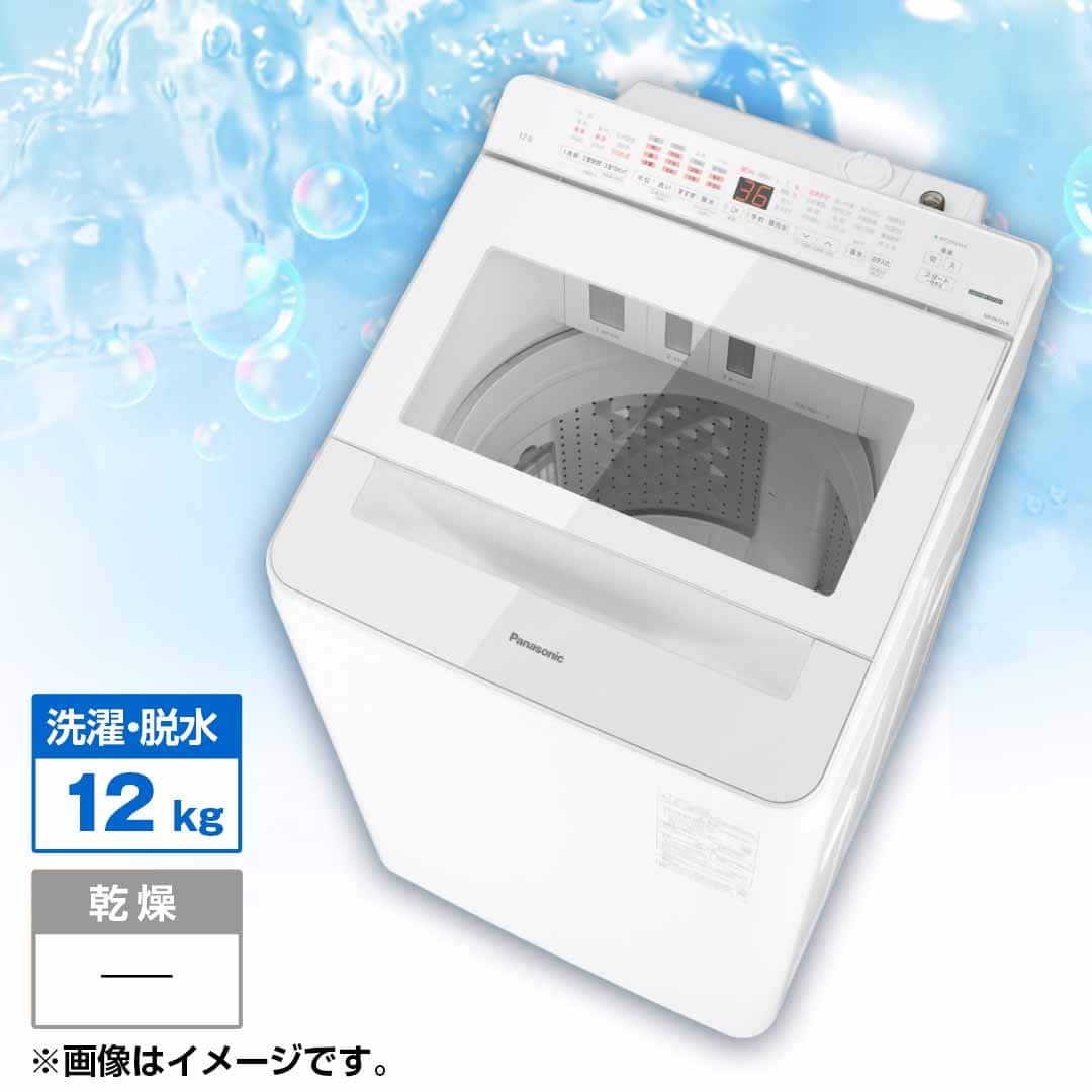 パナソニック 洗濯機・洗濯乾燥機 全自動洗濯機 (洗濯12kg