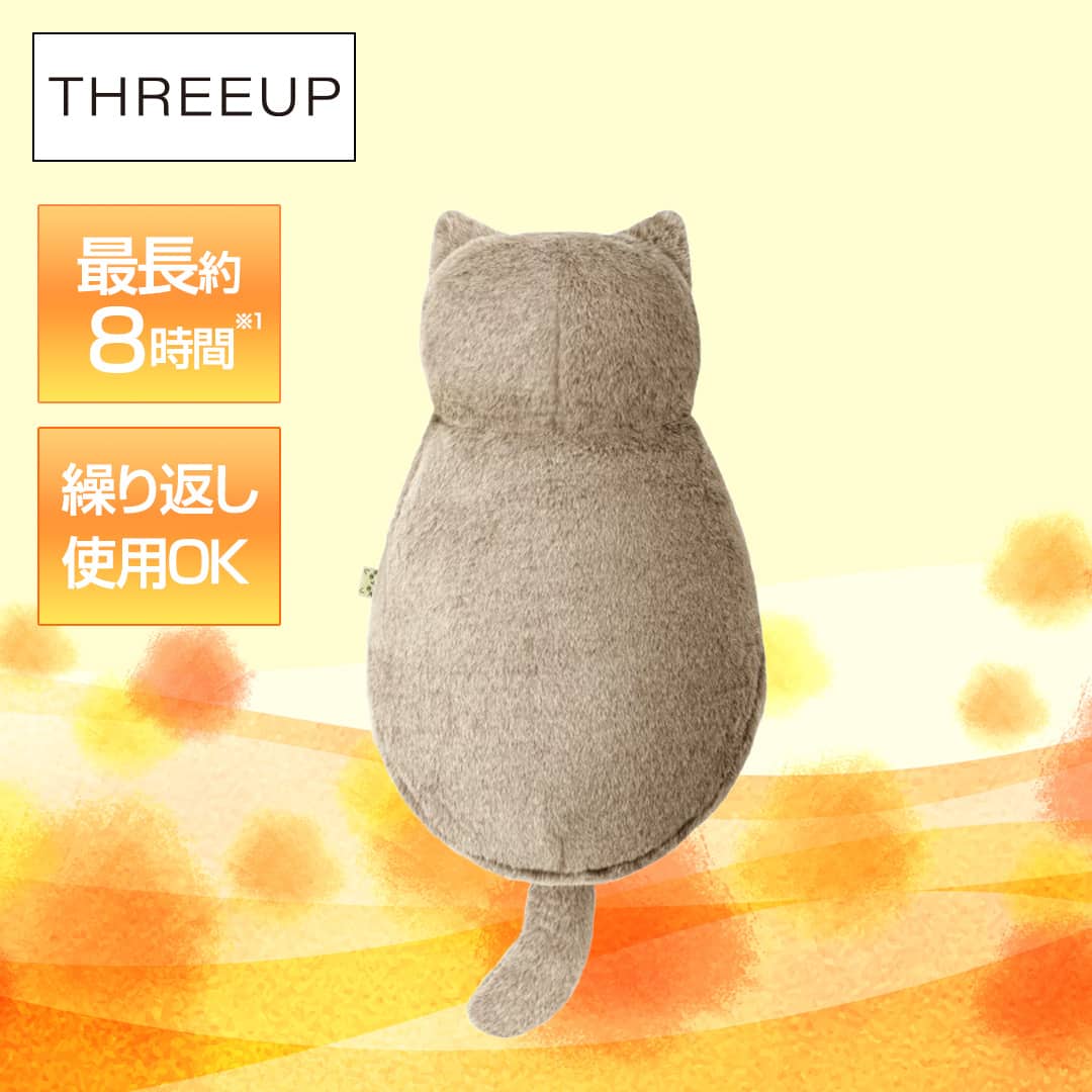 スリーアップ 冷暖房機器 蓄熱式エコ湯たんぽ ぬくぬく neko Like