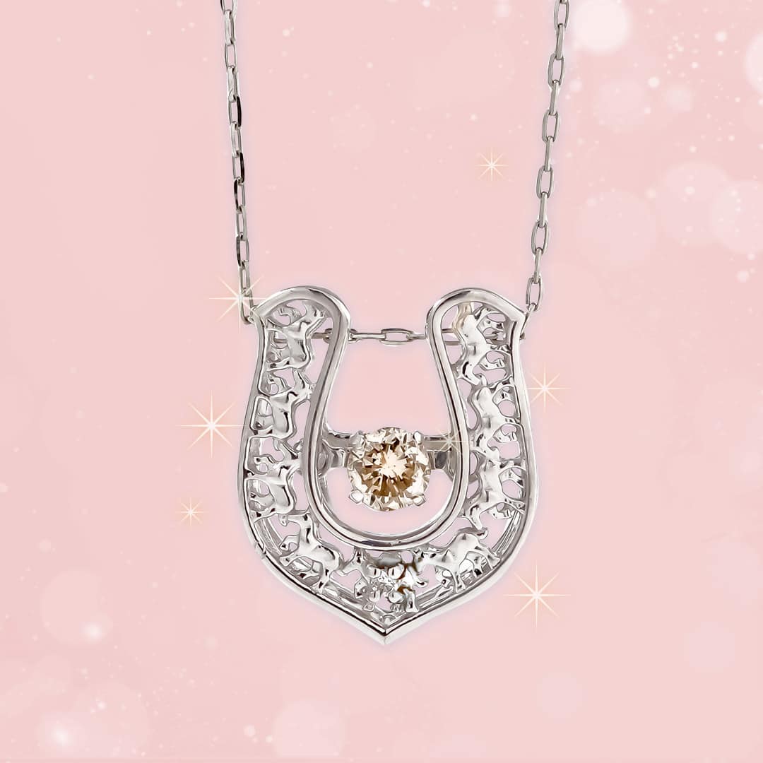 宝飾・貴金属 プラチナダンシングストーンうまくいくペンダント FTW