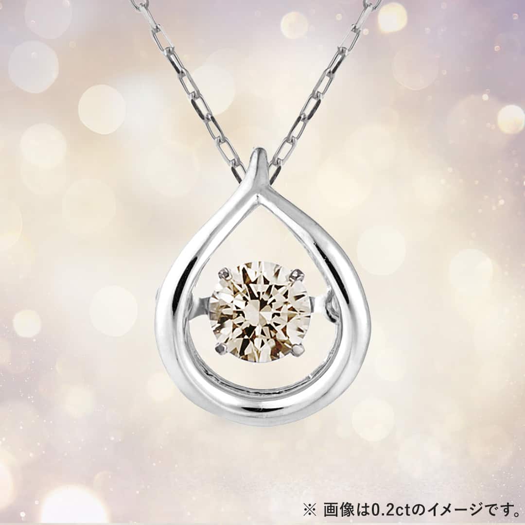 宝飾・貴金属 プラチナ0.35ctダンシングストーンネックレス AD-0007